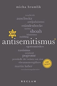 portada Antisemitismus. 100 Seiten (Reclam 100 Seiten) (en Alemán)