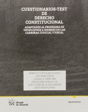 portada Cuestionarios-Test de Derecho Constitucional