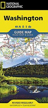 portada Washington map (National Geographic Guide Map) (en Inglés)