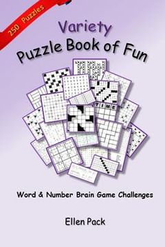 portada Variety Puzzle Book of Fun: Word and Number Brain Game Challenges (en Inglés)