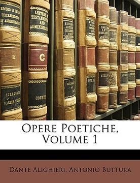 portada Opere Poetiche, Volume 1 (in Italian)