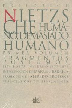 portada humano demasiado humano 2 vol