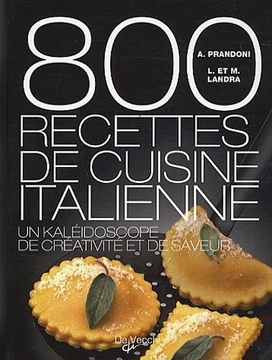 portada 800 Recettes de Cuisine Italienne (en Francés)