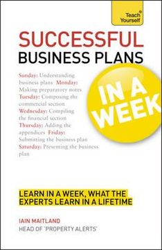 portada teach yourself successful business plans in a week
