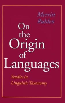 portada on the origin of languages: studies in linguistic taxonomy (en Inglés)