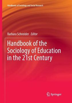 portada Handbook of the Sociology of Education in the 21st Century (in English)