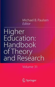 portada Higher Education: Handbook of Theory and Research (en Inglés)