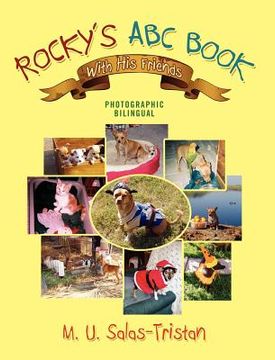 portada rocky's abc book with his friends: photographic bilingual (en Inglés)