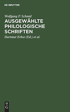portada Ausgewählte Philologische Schriften (in German)
