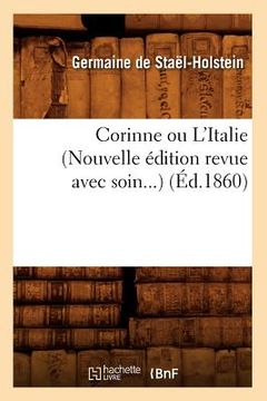 portada Corinne Ou l'Italie (Éd.1860) (en Francés)