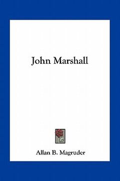 portada john marshall (en Inglés)