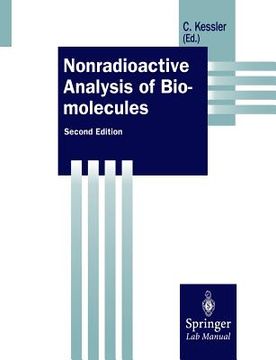 portada nonradioactive analysis of biomolecules (en Inglés)