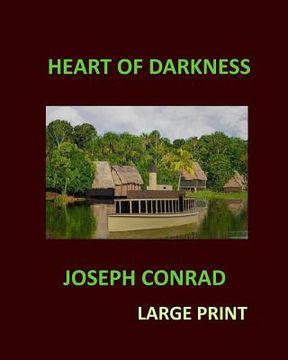 portada HEART OF DARKNESS JOSEPH CONRAD Large Print (en Inglés)