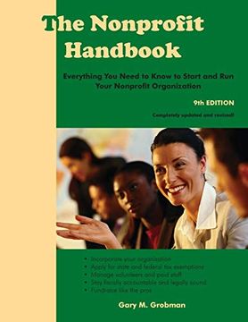 portada The Nonprofit Handbook: Everything you Need to Know to Start and run Your Nonprofit Organization (en Inglés)