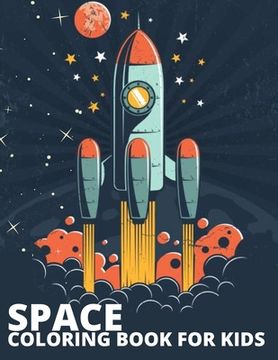 portada Space Coloring Book for kids (en Inglés)
