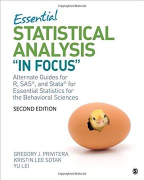 portada Essential Statistical Analysis "in Focus": Alternate Guides for r, Sas, and Stata for Essential Statistics for the Behavioral Sciences (en Inglés)