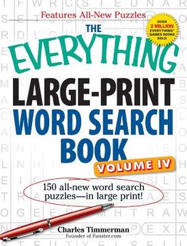 portada the everything large-print word search book, volume 4 (en Inglés)