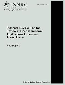 portada Standard Review Plan for Review of License Renewal Applications for Nuclear Power Plants (en Inglés)