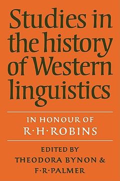 portada Studies in the History of Western Linguistics (en Inglés)