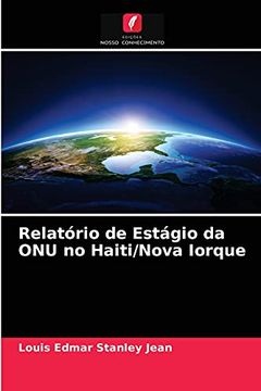 portada Relatório de Estágio da onu no Haiti (en Portugués)