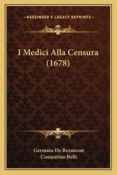 portada I Medici Alla Censura (1678) (en Latin)