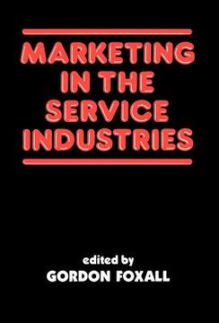 portada marketing in the service industries: marketing service inds