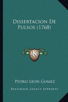 portada Dissertacion de Pulsos (1768)