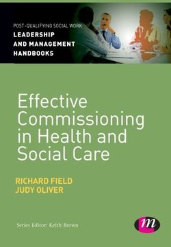 portada Effective Commissioning in Health and Social Care (in English)