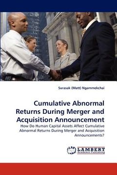 portada cumulative abnormal returns during merger and acquisition announcement (en Inglés)