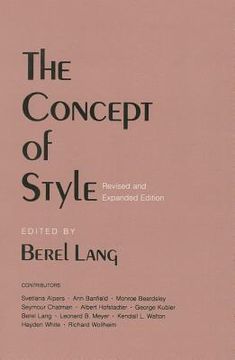 portada the concept of style (en Inglés)