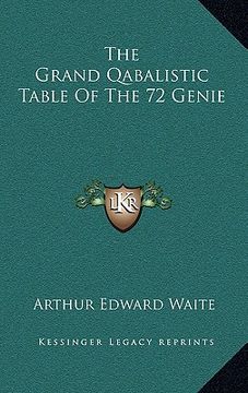 portada the grand qabalistic table of the 72 genie (en Inglés)