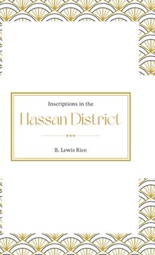 portada Inscriptions in the HASSAN DISTRICT (in English)