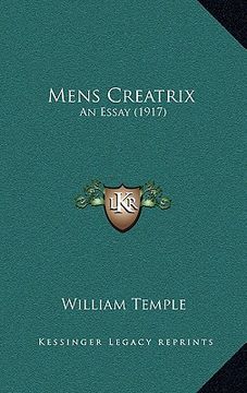 portada mens creatrix: an essay (1917) (en Inglés)