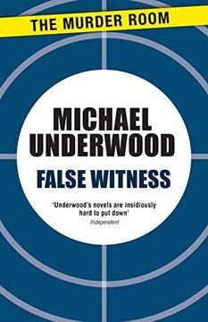 portada False Witness (Simon Manton) (in English)