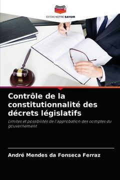 portada Contrôle de la constitutionnalité des décrets législatifs (in French)