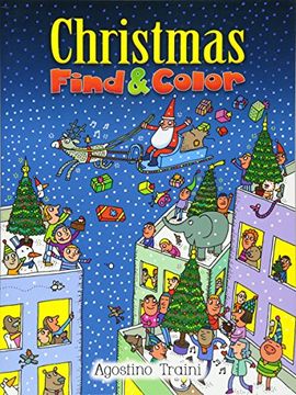 portada Christmas Find and Color (Dover Children'S Activity Books) (en Inglés)