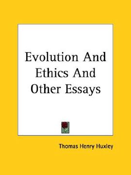 portada evolution and ethics and other essays (en Inglés)