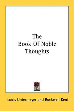 portada the book of noble thoughts (en Inglés)