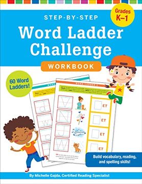 portada Step-By-Step Word Ladder Challenge Workbook (Grades K-1)