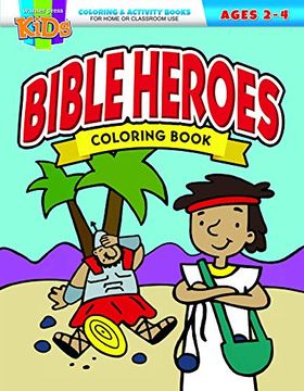 portada Bible Heroes Coloring Book (en Inglés)