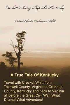 portada Crockett's Long Trip To Kentucky (en Inglés)
