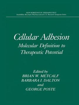 portada Cellular Adhesion: Molecular Definition to Therapeutic Potential (en Inglés)