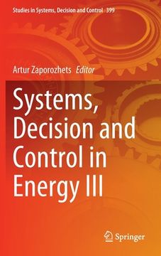 portada Systems, Decision and Control in Energy III