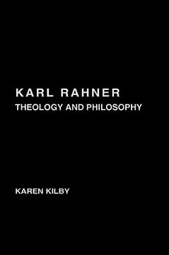 portada karl rahner: theology and philosophy (in English)