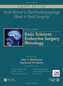 portada Scott-Brown's Otorhinolaryngology and Head and Neck Surgery: Volume 1: Basic Sciences, Endocrine Surgery, Rhinology (en Inglés)