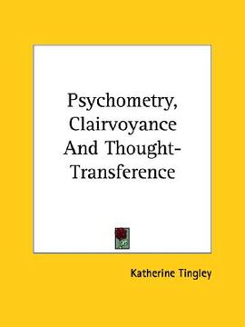 portada psychometry, clairvoyance and thought-transference