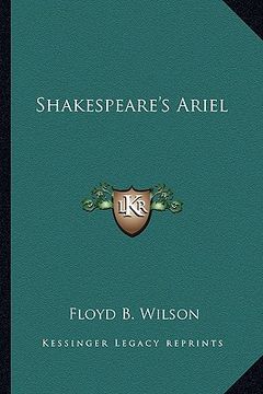 portada shakespeare's ariel (en Inglés)