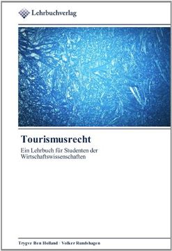 portada Tourismusrecht: Ein Lehrbuch für Studenten der Wirtschaftswissenschaften