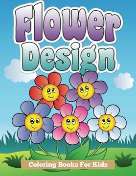 portada Flower Design Coloring Books For Kids