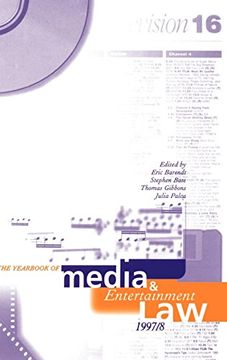 portada The Yearbook of Media and Entertainment Law: Volume Iii: 1997 (en Inglés)